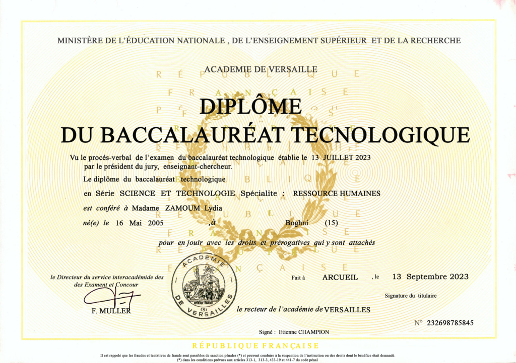 Acheter un diplome en ligne 